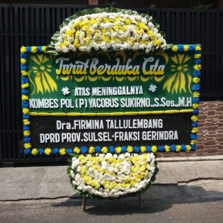 Papan Bunga Duka Cita 04