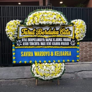 Papan Bunga Duka Cita 05